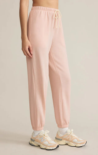 *FINAL SALE* Z Supply Classic Boyfriend Jogger - Pink Salt