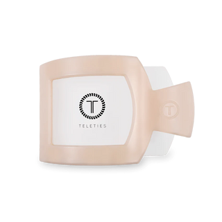 Teleties Almond Beige Medium Flat Square Clip
