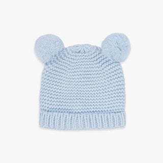 Baby Hat and Mittens Set - Blue (0-3 Months)