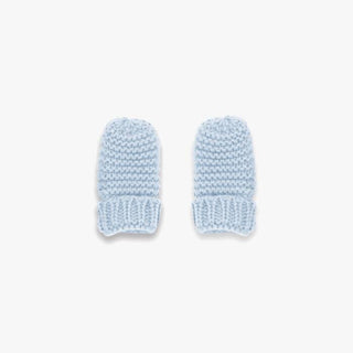 Baby Hat and Mittens Set - Blue (0-3 Months)