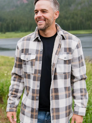 Burlebo Coyote Plaid Shacket