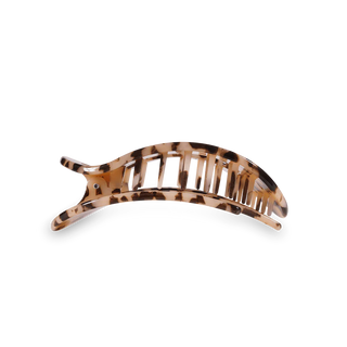 Teleties Blonde Tortoise Medium Flat Round Hair Clip