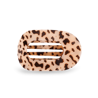 Teleties Blonde Tortoise Medium Flat Round Hair Clip