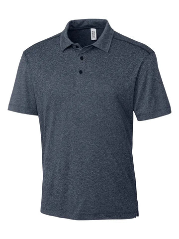 Cutter & Buck Clique Charge Active Men's Short Sleeve Polo - Navy Heather