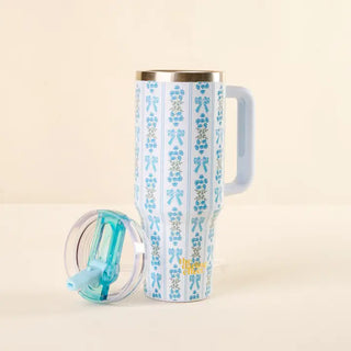 The Darling Effect 40 Oz. Tumbler - Oh So Fancy Blue