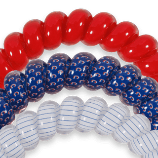 Teleties Chicago Cubs Large Hair Ties
