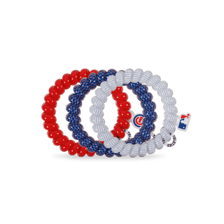 Teleties Chicago Cubs Large Hair Ties