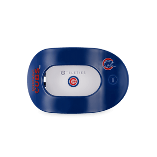 Teleties Chicago Cubs Medium Flat Round Hair Clip