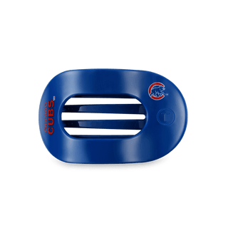 Teleties Chicago Cubs Medium Flat Round Hair Clip