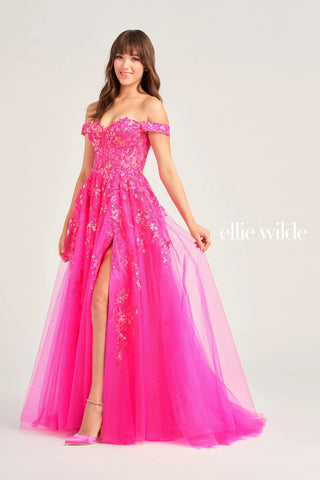 Ellie Wilde EW35058 - Magenta Size 8