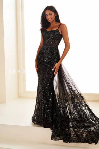 Ellie Wilde EW36075 - Black Size 00