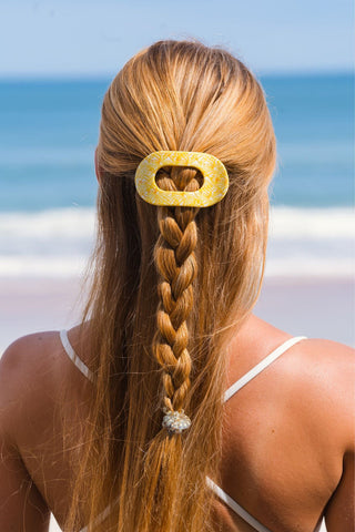 Teleties Fun in the Sun Small Flat Round Hair Clip