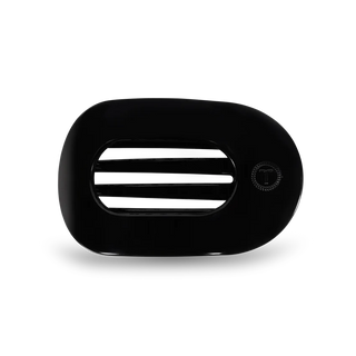 Teleties Jet Black Medium Flat Round Clip