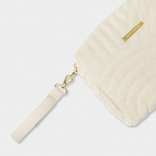 Katie Loxton Quilted Wirstlet Organizer - Light Sand