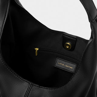 Katie Loxton Laila Slouch Shoulder Bag - Black
