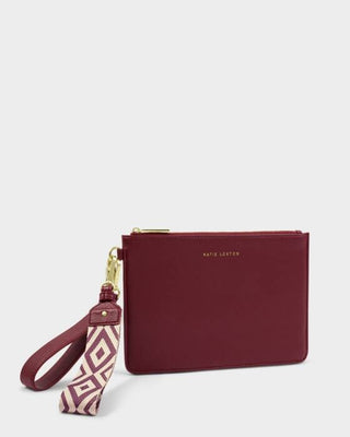 Katie Loxton Hallie Wristlet Pouch - Cherry