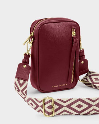 Katie Loxton Hallie Small Crossbody - Cherry