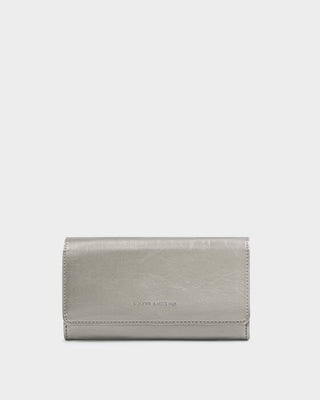 Katie Loxton Zea Patent Crackle Purse Crossbody - Pewter Patent