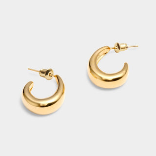 Katie Loxton 'With Love' Waterproof Gold Hoop Earrings