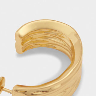 Katie Loxton Cleyo Waterproof Gold Hoop Earrings