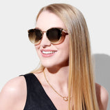 Katie Loxton Santorini Sunglasses - Tortoiseshell - Brown and Pink