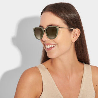 Katie Loxton Sardinia Sunglasses - Olive