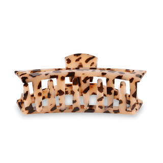 Teleties Open Blonde Tortoise Large Hair Clip