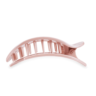 Teleties Pearly Pink Large Flat Round Hair Clip