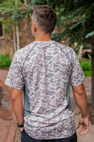 Burlebo Performance Tee - Classic Deer Camo