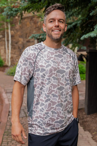 Burlebo Performance Tee - Classic Deer Camo