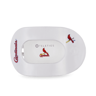 Teleties St. Louis Cardinals Large Flat Round Hair Clip