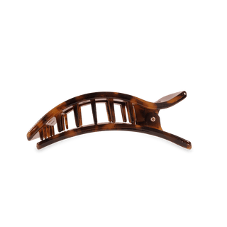 Teleties Tortoise Medium Flat Rectangle Hair Clip