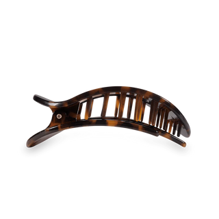 Teleties Tortoise Small Flat Round Clip