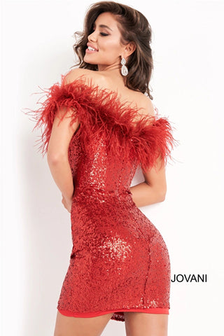 Jovani 06167 - Red Size 4
