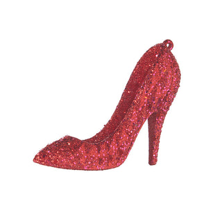 4" Glittered High Heel Ornament