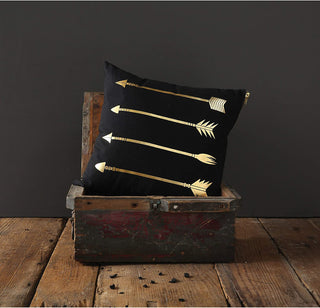 Gold Arrow Pillow - FINAL SALE