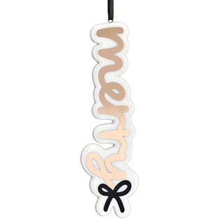 Ceramic Merry Ornament