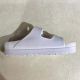 Corkys Footwear Floatie Platform Sandal - Mother of Pearl