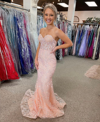 Sherri Hill 55015 - Pink Size 2