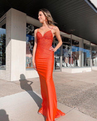 Faviana S10630 - Sunburst Orange Size 0