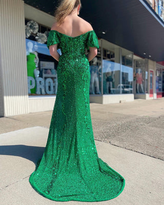 Sherri Hill 55432 - Emerald Size 2