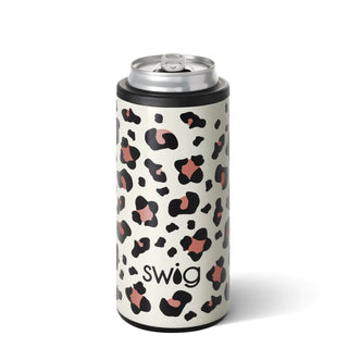 Swig Luxy Leopard Skinny Can Cooler