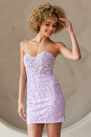 Amelia Couture 7053S - Lilac Size 12