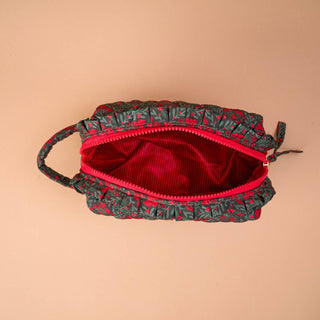 The Darling Effect Essentials Quilted Cosmetic Pouch - A Merry Moment