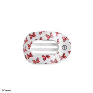 Teleties x Disney Flat Round Hair Clip | Small | Minnie Mouse Loves Her Bows!