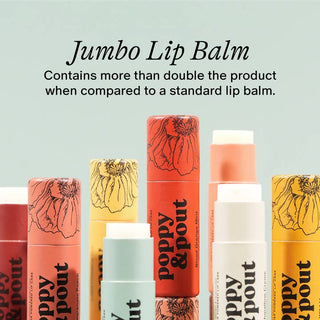 Poppy & Pout Lip Balm - Pink Grapefruit