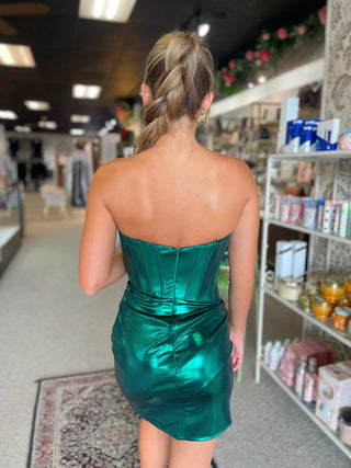 ASHLEYlauren 4866 - Emerald Size 0