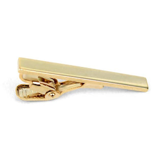 Gold Straight Ultra Slim Tie Bar