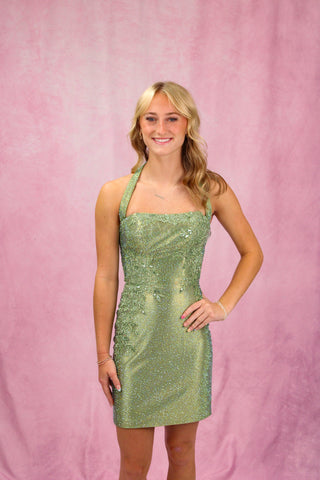 Sherri Hill 58137 - Sage Size 000