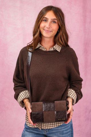 Katie Loxton Taya Crossbody Bag - Bitter Chocolate